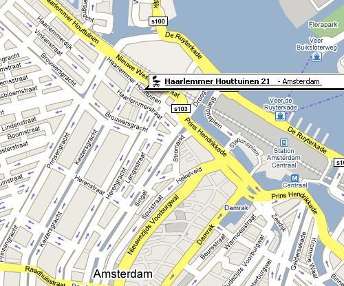 Kaart Amsterdam